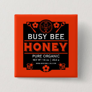 Bauern Market Honey Jar Button