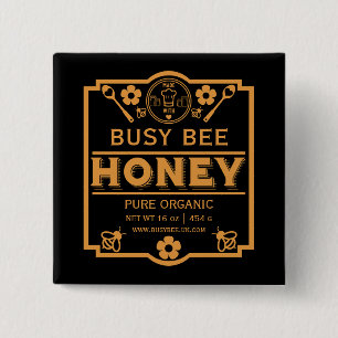 Bauern Market Honey Jar Button