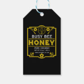 Bauern Market Honey Jar Geschenkanhänger (Rückseite)