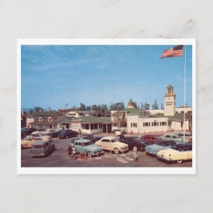 Bauern Markt, Alte Autos, Los Angeles Vintag Postkarte