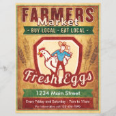 Bauern Markt Frischeier Flyer (Vorne)