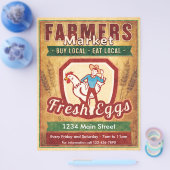 Bauern Markt Frischeier Flyer (Einzeln)