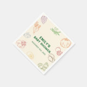 Bauern Markt Grosses Party Napkins Serviette (Ecke)