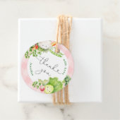 Bauern Markt Pink Mädchen Geburtstag vielen Dank Geschenkanhänger (Beispiel)