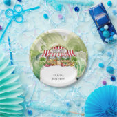 Bauern mit bunten Karotten Pappteller (Party)