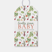 Bauern mit Gemüse auf dem Markt für selbst gezücht Geschenkanhänger (Vorderseite)