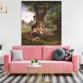 Bauern mit Siesta, 1841 Leinwanddruck (Insitu (Wohnzimmer))