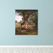 Bauern mit Siesta, 1841 Leinwanddruck (Insitu (Holzboden))