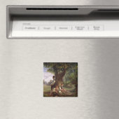 Bauern mit Siesta, 1841 Magnet (In Situ (Geschirrspüler))