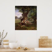 Bauern mit Siesta, 1841 Poster (Küche)