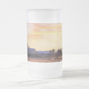 Bauern morgens schmerzhaft Mattierte Tasse