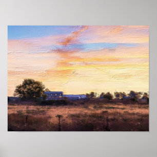 Bauern Morning Painterly Poster