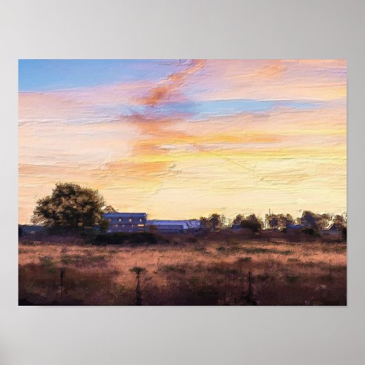 Bauern Morning Painterly Poster (Vorne)