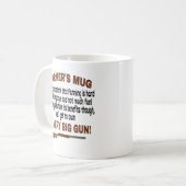 Bauern Tasse. Funny Bauern Geschenk Kaffeetasse (Vorderseite Links)