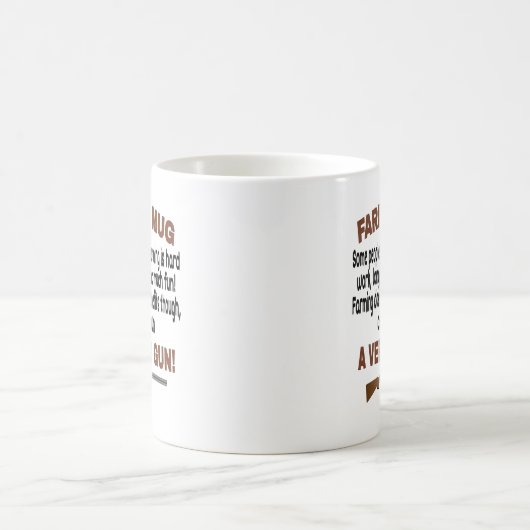 Bauern Tasse. Funny Bauern Geschenk Kaffeetasse (Mittel)
