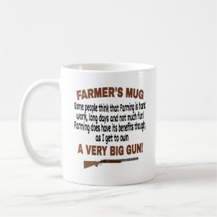 Bauern Tasse. Funny Bauern Geschenk Kaffeetasse