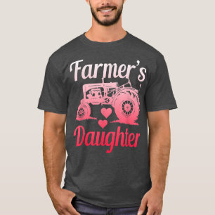 Bauern Tochter Farm Girl Tractor Lover T T-Shirt