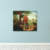 Bauern und Birdnester, 1568 Leinwanddruck (Insitu (Holzboden))