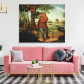 Bauern und Birdnester, 1568 Leinwanddruck (Insitu (Wohnzimmer))