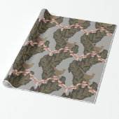 Bauern und rosa Ribbons Geschenkpapier (Ungerollt)