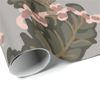 Bauern und rosa Ribbons Geschenkpapier