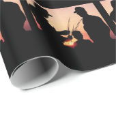 Bauern und Sonnenuntergänge Geschenkpapier (Rolleneckpunkt)