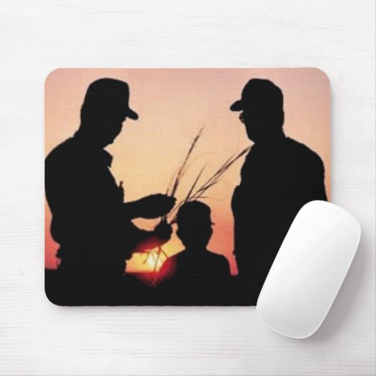 Bauern und Sonnenuntergänge Mousepad (Mit Mouse)
