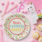 Bauern vermarkten BlumenpapierTeller Pappteller (Party)