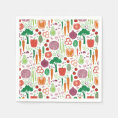 Bauern vermarkten landesweit angebautes Gemüse Serviette (Vorderseite)