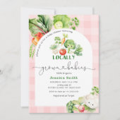 Bauern vermarkten Vor Ort erwachsene Babys Zwei Mä Einladung (Vorderseite)