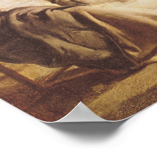 Bauern vor ihrem Haus, c.1641 Poster (Ecke)