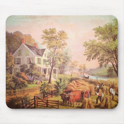 Bauern Zuhause Harvest Mousepad (Vorne)
