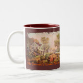 Bauern Zuhause Harvest-Tasse Zweifarbige Tasse (Links)