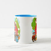 Bauern Zweifarbige Tasse (Mittel)