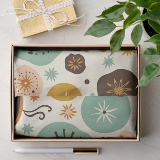 Bauernbrauen: Rustikales Teppichpapier Seidenpapier (Geschenk)