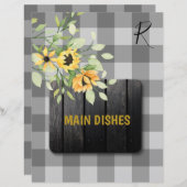 Bauernbüffel karierte Rezeptorteiler (Vorne/Hinten)