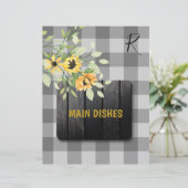 Bauernbüffel karierte Rezeptorteiler (Stehend Vorderseite)