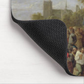 Bauernc$fröhlich-making, c.1650 (Öl auf Leinwand) Mousepad (Ecke)