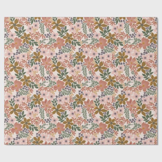 Bauernflora Geschenkpapier (Flach)