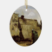 Bauernfrau Gramming Hütte von Vincent van Gogh Keramikornament (Rechts)