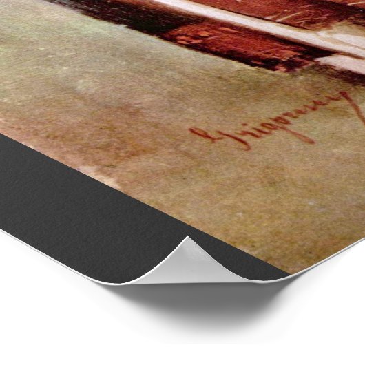 Bauernfrau mit Jug von Grigorescu Nicolae Poster (Ecke)