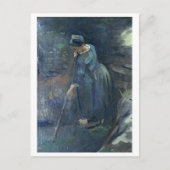 Bauernfrau Raking, Van Gogh Fine Art Postkarte (Vorderseite)