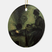 Bauernfrau von Feuerstelle von Vincent van Gogh Keramikornament (Links)