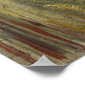 Bauernfrauen binden Blätter von Vincent Van Gogh Poster (Ecke)