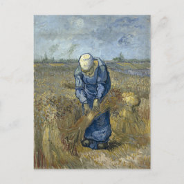 Bauernfrauen binden Blätter von Vincent Van Gogh Postkarte