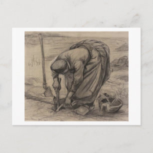 Bauernfrauen, Vincent van Gogh Postkarte