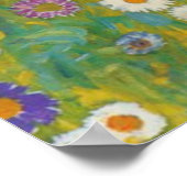 Bauerngarten (Bauerngarten) 1905 Gustav Klimt Poster (Ecke)