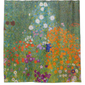Bauerngarten - Gustav Klimt Duschvorhang (Vorderseite)
