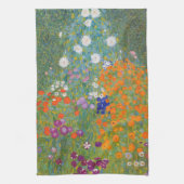 Bauerngarten - Gustav Klimt Geschirrtuch (Vertikal)