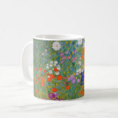 Bauerngarten - Gustav Klimt Kaffeetasse (Vorderseite Links)